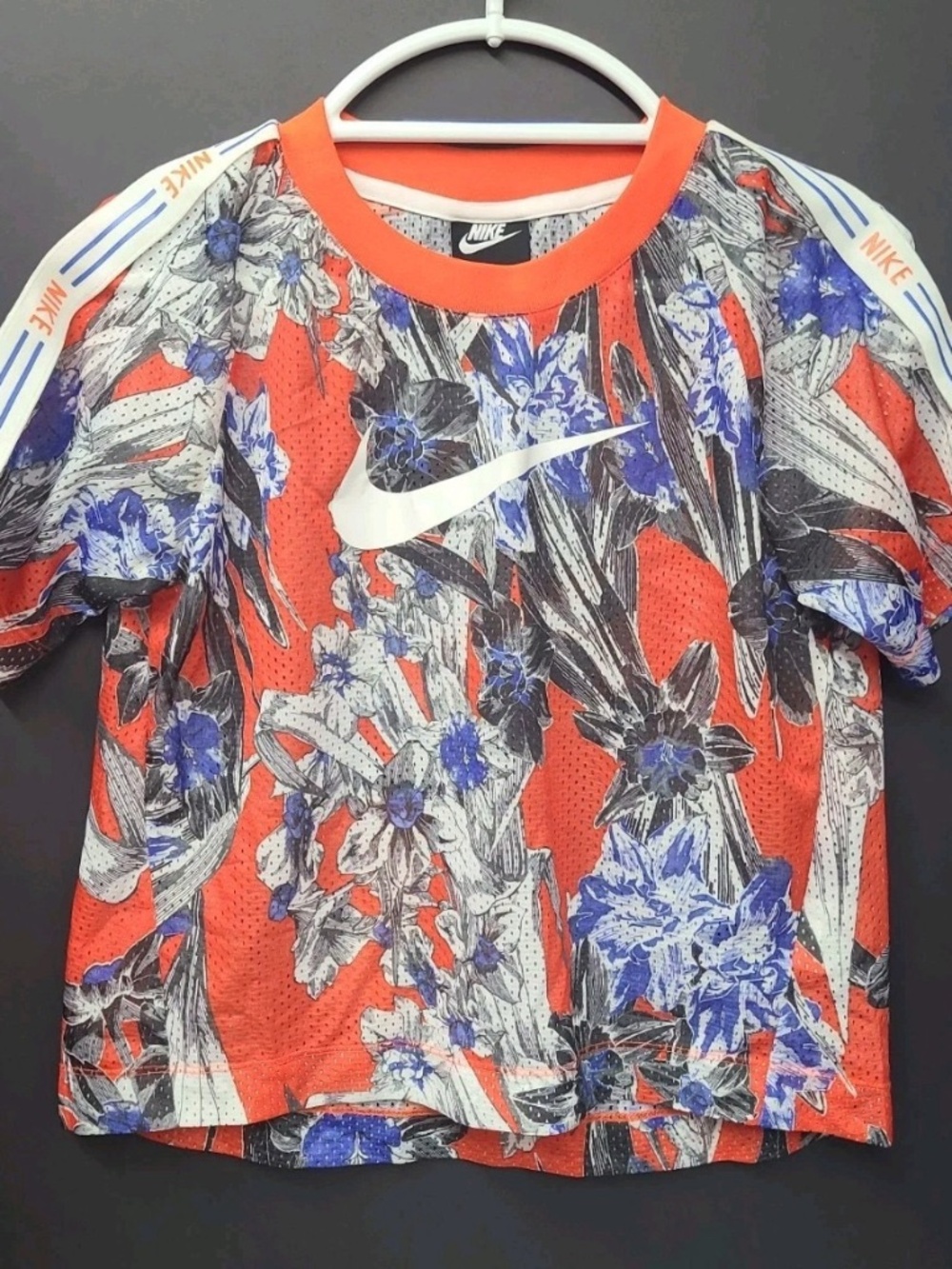 Nike Mesh Floral Hawaiian Shirt Women's XS